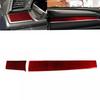 Firmly ABS Red Carbon Fiber Interior Dashboard Panel Cover Trim Decor Sticker For Honda Civic 10Th Gen 2016 2017 2018 2019 Parts
