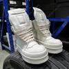 Brand RO Fund Dublu Pantofi la Modă Designer Botine Dama Platformă 6cm Originali Pantofi Casual Bărbați Pantofi cu Fermoar din Piele de Lux