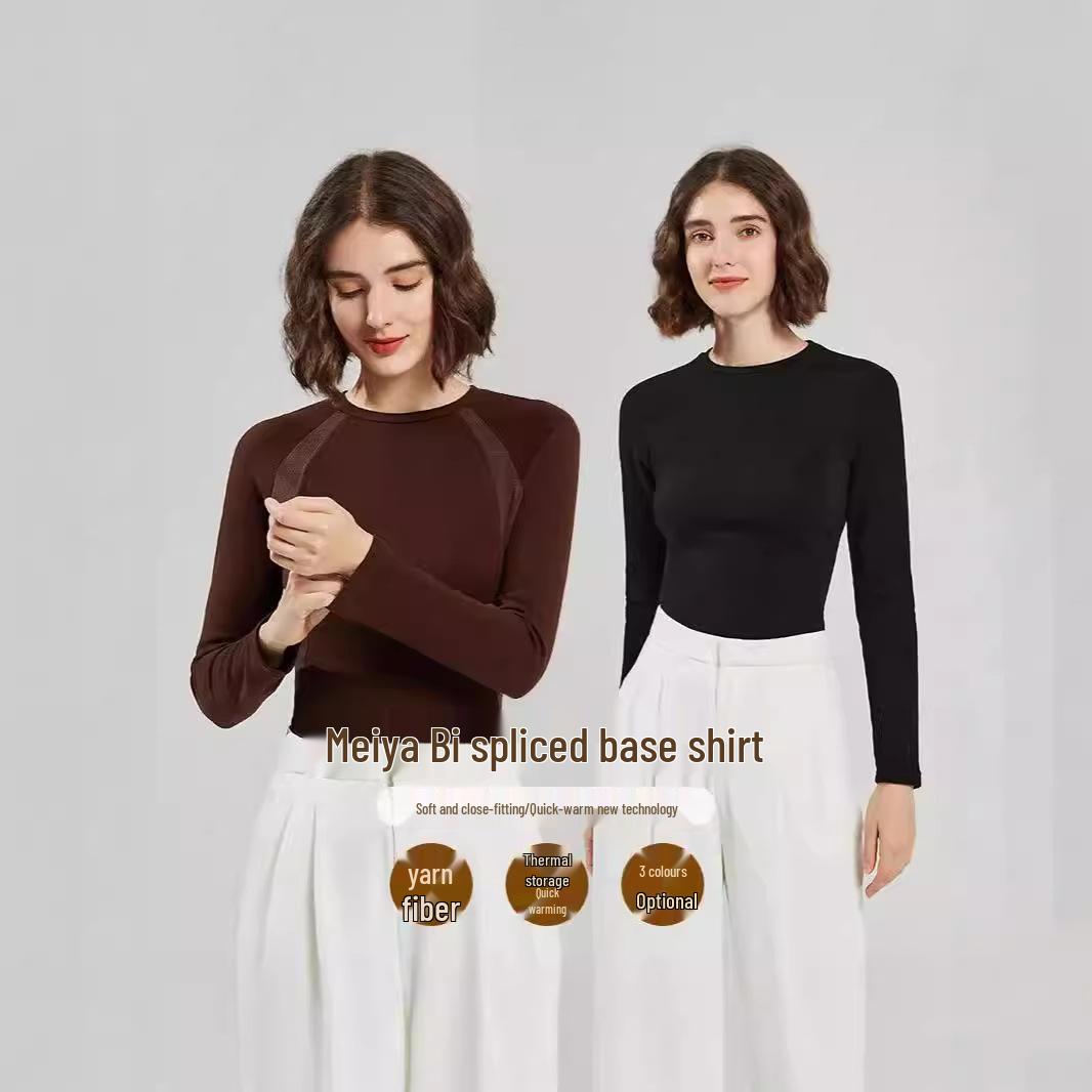

Winter Elegance Women s Long Sleeve Crewneck Top with Bow Detail L