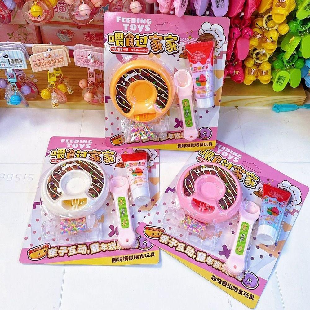Japanese Pudding Feeding Toy Simulation Cream Play House Toys Kawaii Role Play Toy Early Education