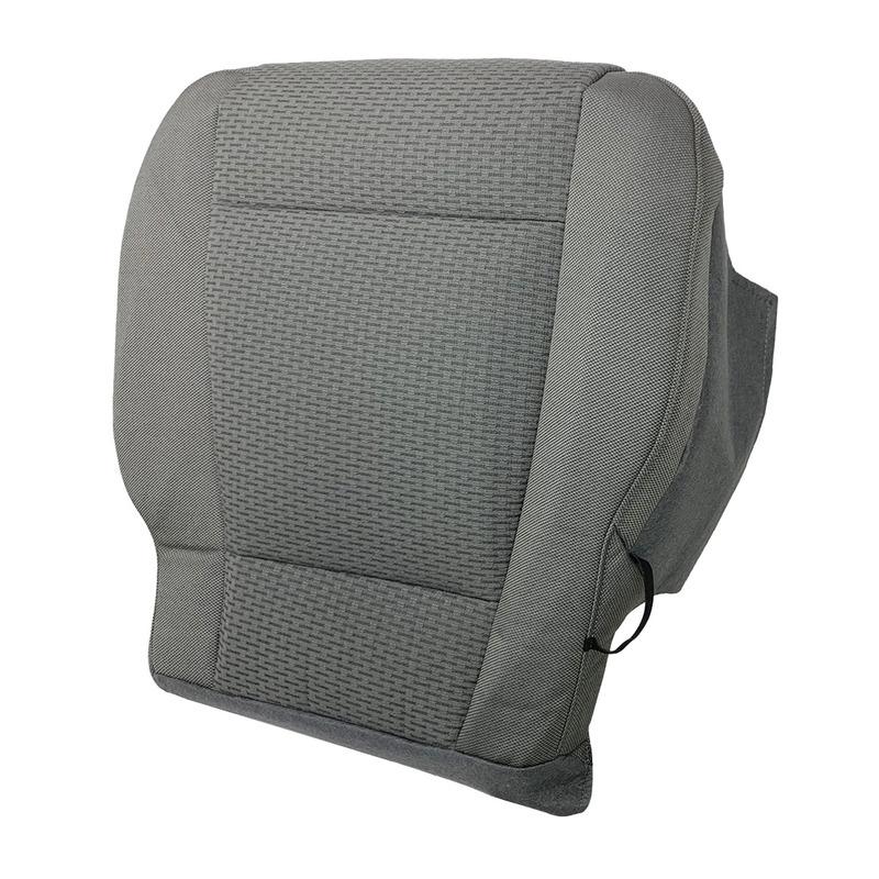 Grey Driver Side Bottom Replacement Cloth Seat Cover Fit For Ford F-150 XLT 2015 2016 2017 2018