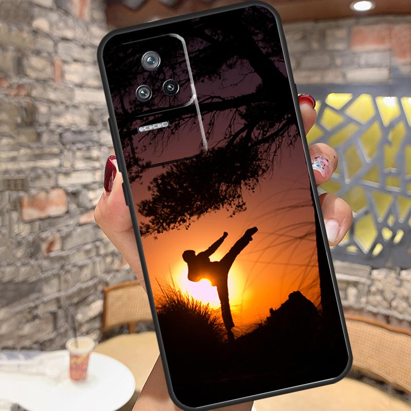 Kung Fu Taekwondo Karate Case For Xiaomi 13 14 15 Ultra 11T 12T 13T 14T Pro POCO X7 Pro X3 X5 X6 M6 F5 F6 Pro Cover