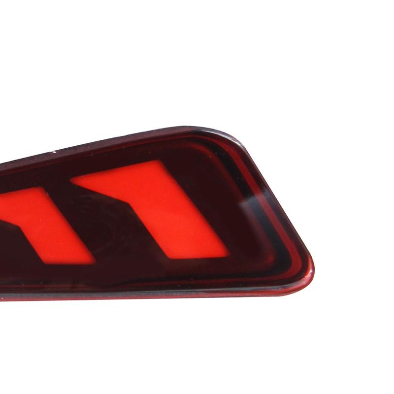 For TOYOTA C-HR 2017 2018 2019 2020 2021 2022 Car Rear Bumper Lamps Rear Reflector Lights DRL Brake Stop Lamp Accessories 2pcs