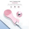 New Silicone Cleanser Electric Face Wash Instrument Introducer Waterproof Ultrasonic Pore Cleaner Overseas