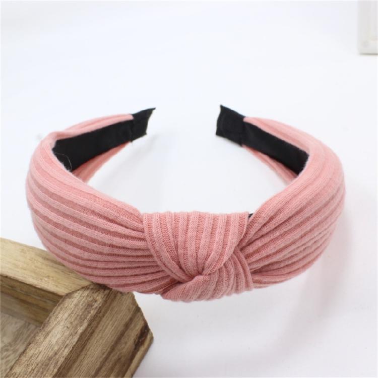 Elegant Knotted Fabric Hairband Women Wide Headband Hair Styling Accessories