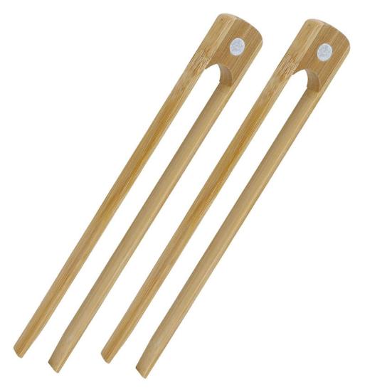 

Магнитные щипцы для тостера, бамбуковые сервировочные щипцы, 8,66 дюйма, кухонные принадлежности для приготовления тостов, бекона, кексов, бубликов 2pcs