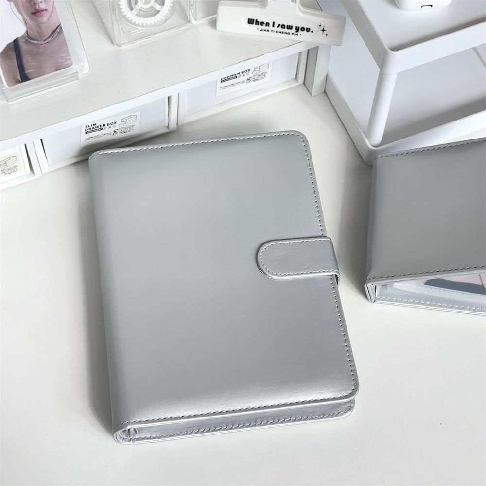 A5 Kpop Idol Binder Photocard Holder PU Photo Album Photocards Collect Book Card Storage Kawaii Stationery