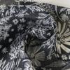 Daks Navy Pattern Silk Blend Scarf Dcsc6e490n2