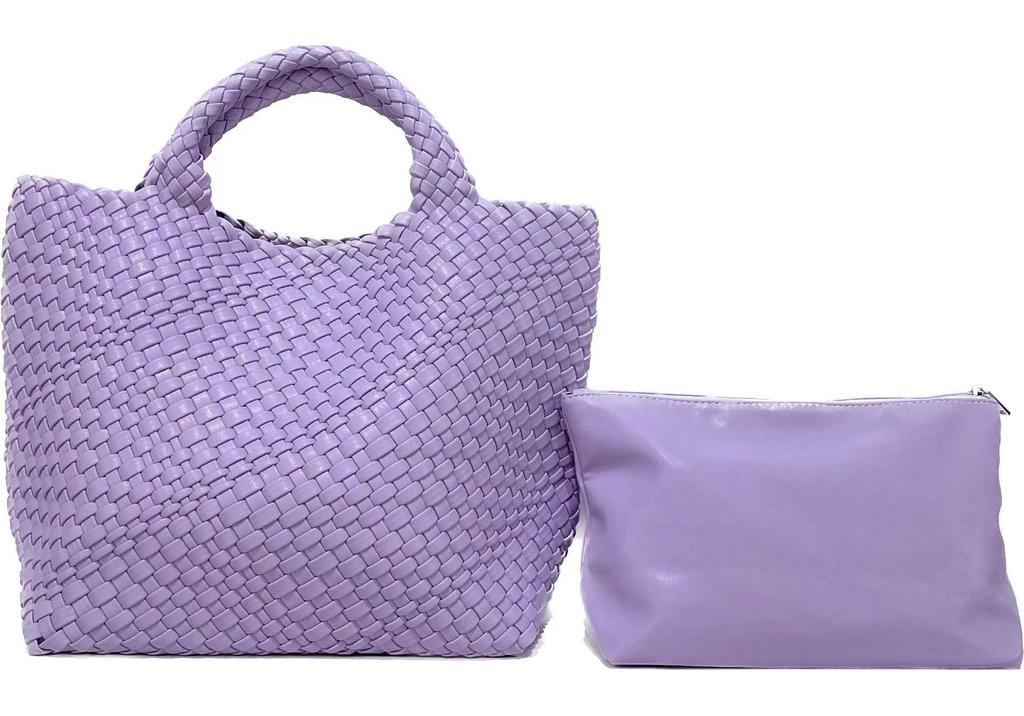 Fashionable & Versatile Women's Large Woven Tote - Double Wrist Mother-Child Shopping Bag