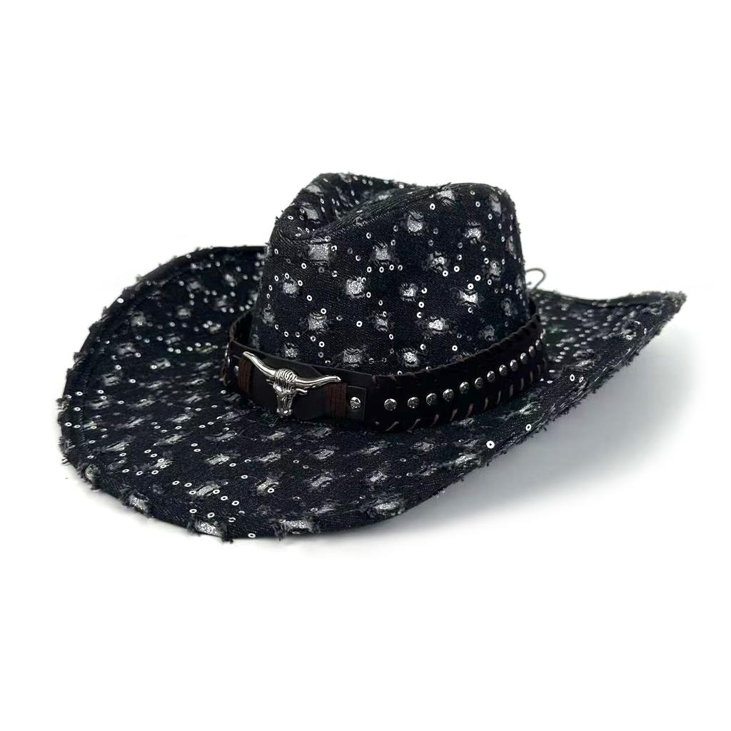 American Retro Old Western Cowboy Hat Can Be Worn In All Seasons Outdoor Travel Jazz Hat Men'S And Women'S Versatile Top Hat