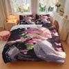 3pcs Demon Slayer Home Decor Bedding Set-Universal Three-Piece Suit for Bedroom, Guest Room, Living Room, Hotel-Perfect Gift for Fans, Trave