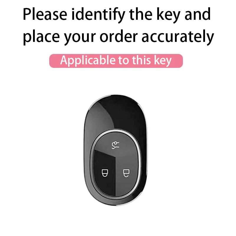 Suitable For Nio Es6 Keycase Et5T Et7 Es7 Ec7 Es8 Keycover Key Shell Keychain Sparkling Car Key Case Keychain Gift