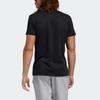 adidas T Shirts Men's Black Crew Neck Moderate Straight Fit GF1627