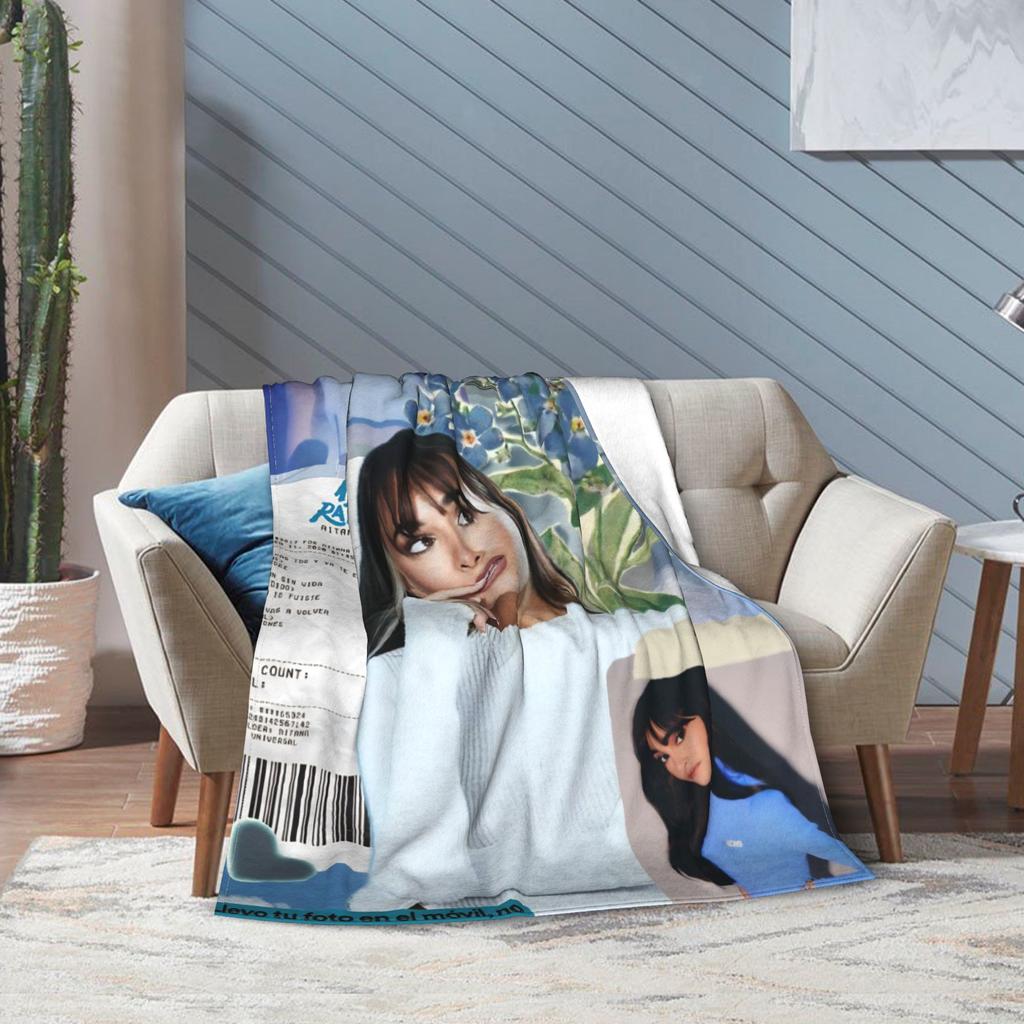 Aitanaed Singer Alpha Album Blanket Warm Cozy Fluffy  Throw Blankets for Bed 50x60 Inch Multiple Sizes Bedding Throws