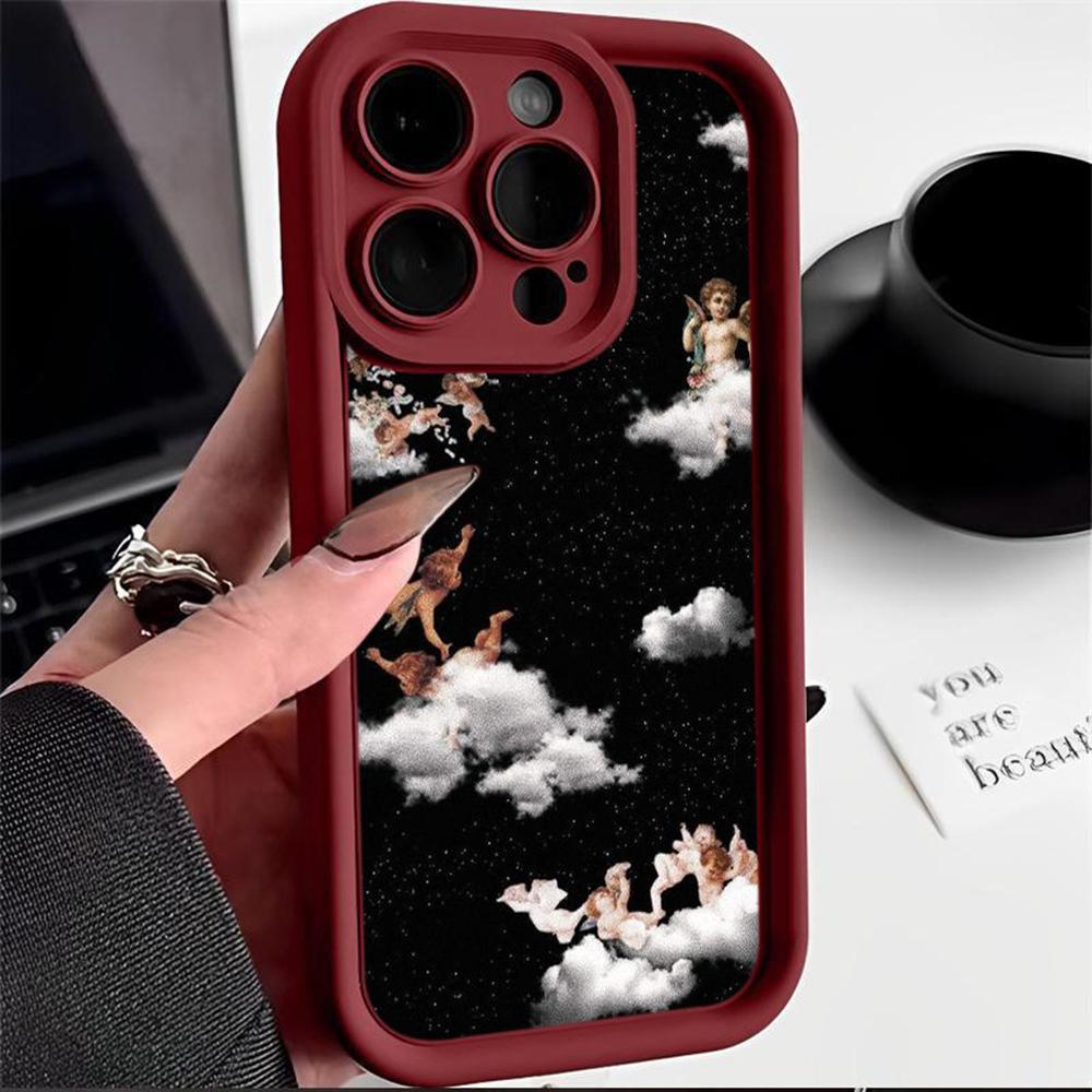 Angel Eye Soft TPU Phone Case for  Samsung A04 A05 A10 A30 A50 A13 A23 A53 A14 A24 A34 A54 A15 A25 A35 A55 S20 S23 FE S24 Ultra Ae51 Angel art design