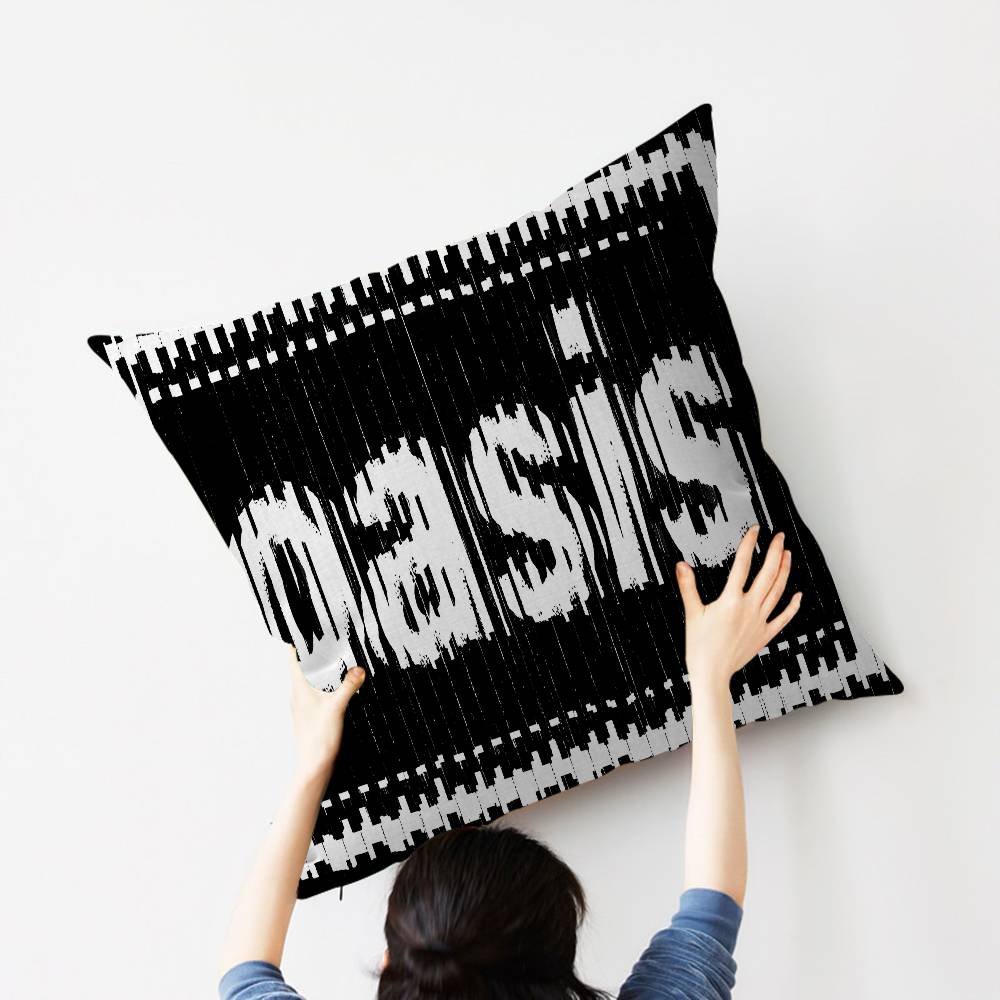 Band O-Oasis Pillow Gift Home Office Decoration Pillow Bedroom Sofa Car Cushion CoverPillow Case