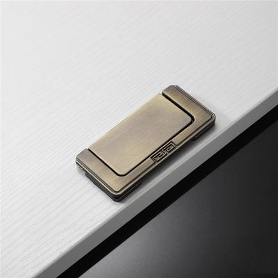 Modern Aluminum Alloy Flip Furniture Hardware Cupboard Tatami Hidden Door Knob Drawer Pulls Door Handle
