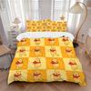 Poisson Winnie Pooh Print 3Pcs Bedding Setduvet Cover With 2 Bedropillowcase Home Birthday Gift