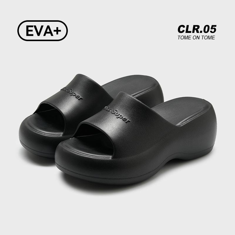 Premium sandals women's shoes women's outer wear breathable heightening beach sandals trendy fashion non-slip slippers one-word
