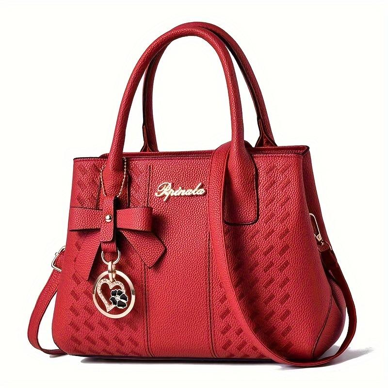 Ny Boston dameveske europeisk stil tote skulderveske crossbody-veske
