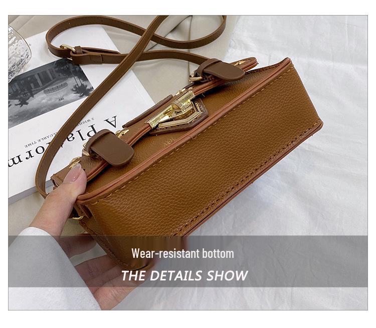 Cambridge Ručně tkaná malá čtvercová taška - Sada pro kutily - Perfektní dárek pro přítelkyni, na jedno rameno, crossbody nebo do ruky.