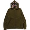 Bape A Bathing Ape Shark-pattern Hooded Zip-up Sweatshirt Unisex 0ZXSWM115005N