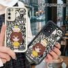 Phone Case: 2D Flat Samsung Galaxy A34 A35 M05 M06 S20 S22 S21 FE Plus 5G Protective Case, Brown Short Hair, Christmas and Halloween Gift