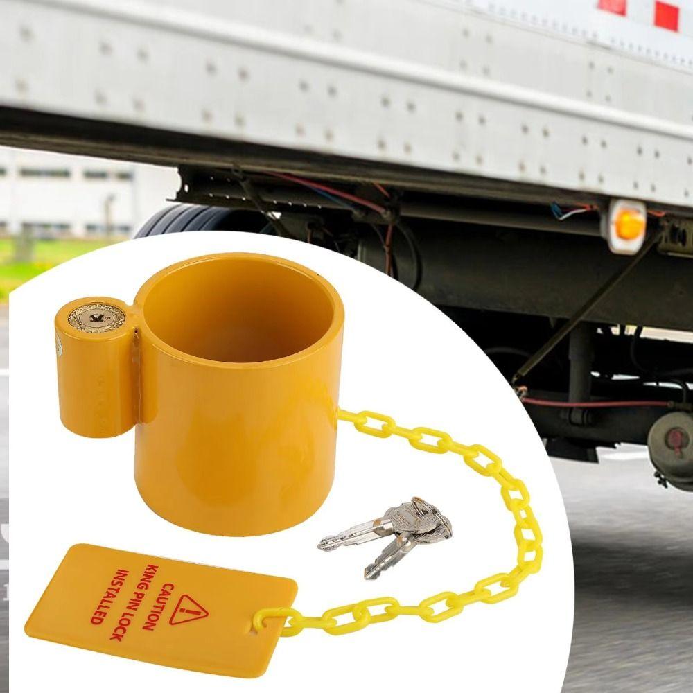 Anti Theft Gooseneck Coupler Lock Heavy Duty Coupling Lock King Pins Locks Container Trailer