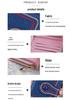 Korean Style Women's Litchi Pattern Embroidered Wallet with Zipper & Buckle