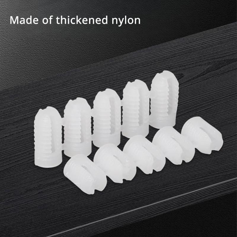 900pcs Sturdy Plastic Expansion Dowels 5mm Portable Accessory for Household Repairs and Professional Installation Needs