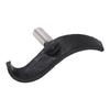 Curved Lathe Tool Rest Alloy Steel and Cast Iron 25mm Diameter Column Woodturning Lathe Tool Rest