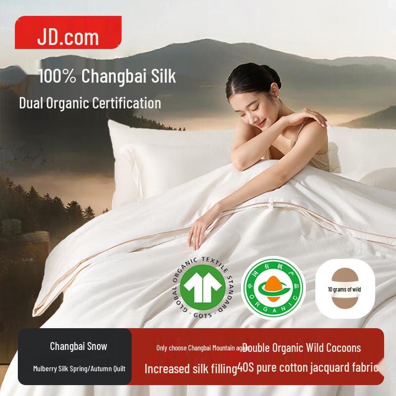 Jingdong JZ Changbaixue Natural Silk Quilt 200x230cm (Double)