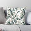 Eucalyptus Leaves Botanical Square Pillowcase Polyester Linen Velvet Creative Decorative Throw Pillow Case Car Cushion Cover