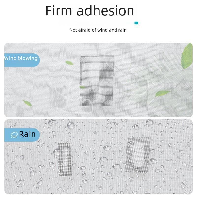 Self-Adhesive Screen Repair Patch for Windows, Mosquito-Repellent Mesh Sticker, Velcro Repair Tape for Holes