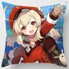 Impact Cushion Genshin Cover Back Support Pillow Case Soft Sofa Decoration 18in