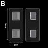 2/30pcs Double-Sided Hooks Self-Adhesive Wall Hook Multi-Purpose Transparent Hooks Waterproof Clothes Towel Hook Storage Tools