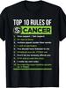 New Limited Top 10 Rules Of Cancer Zodiac Facts Traits Horoscope Sign T ShirtSame Style 2026 Summer Shirt Sleeved Printed T Shirt 180G