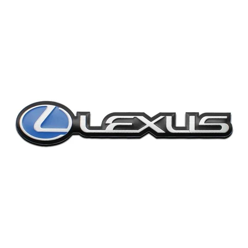 Pegatina Decorativa de Insignia para Maletero de Coche de Aluminio para Lexus RX NX GS IS200 IS250 CT200H GS300 NX300H RX400H NX200t ES250 GS350