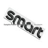 Compatible with SMART Car Metal Logo Sticker for Front, Rear, and Hood.
