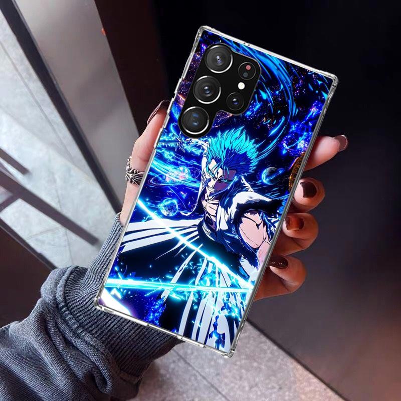 Grimmjow 6 Bleach Phone Case For Samsung Galaxy S26 S25 Edge S24 S23 Ultra S22 Plus S21 S20 FE Soft TPU Back Cover Funda Galaxy
