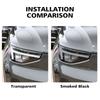 For Volvo XC40 2018-2026 High-Gloss Smoke Black Pre-Cut TPU Car Headlight Protection Film PPF Kit Anti-Scratch Vinyl Wrap Cover