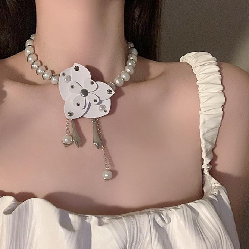 

Модное ожерелье для женских украшений белый