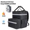 Food Delivery Bag Insulated Backpack Large Capacity Strong Load-bearing Expandable Cooler Bag Reusable Pizza Food Delivery Bag