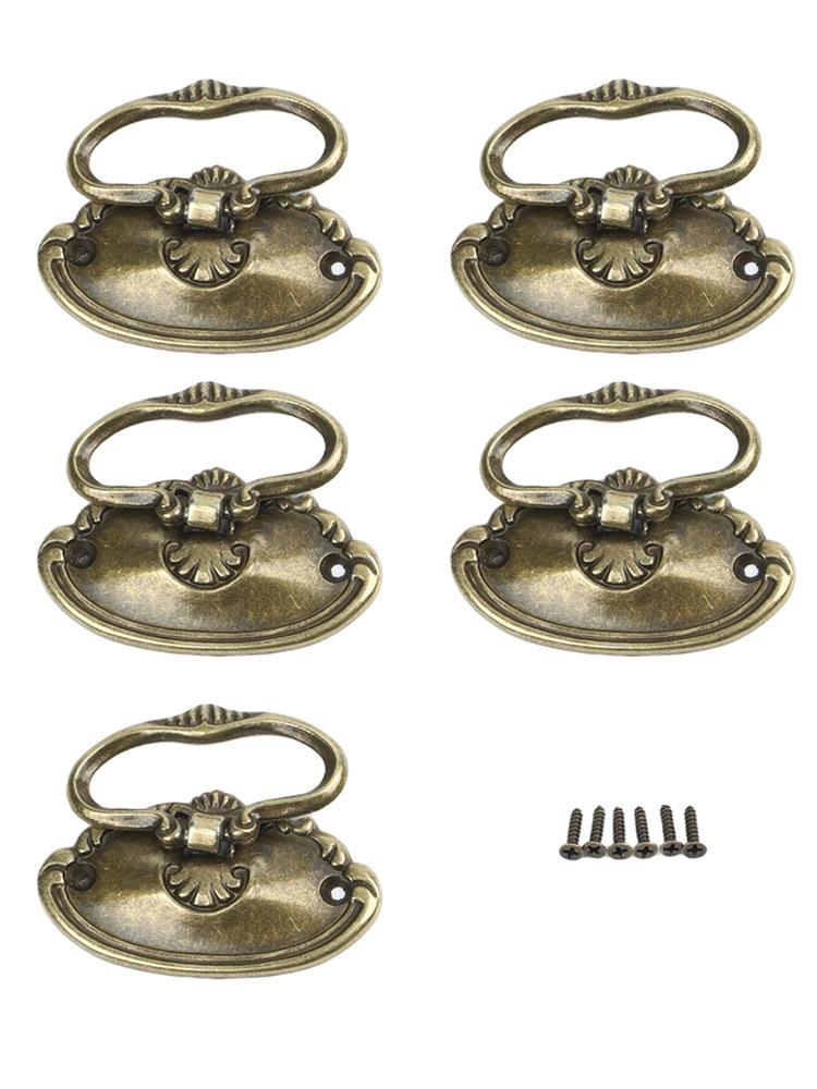 Bronze Hardware Furniture Handles Home Renovation European Design Handles Nostalgic Home Decor Unique Finish Handles For Drawers
