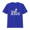 Fantastica Maglietta Jesus Team Taglie vintage Lavata grafica Leggermente homme Traspirante Unisex moda Casual Elegante Versatile