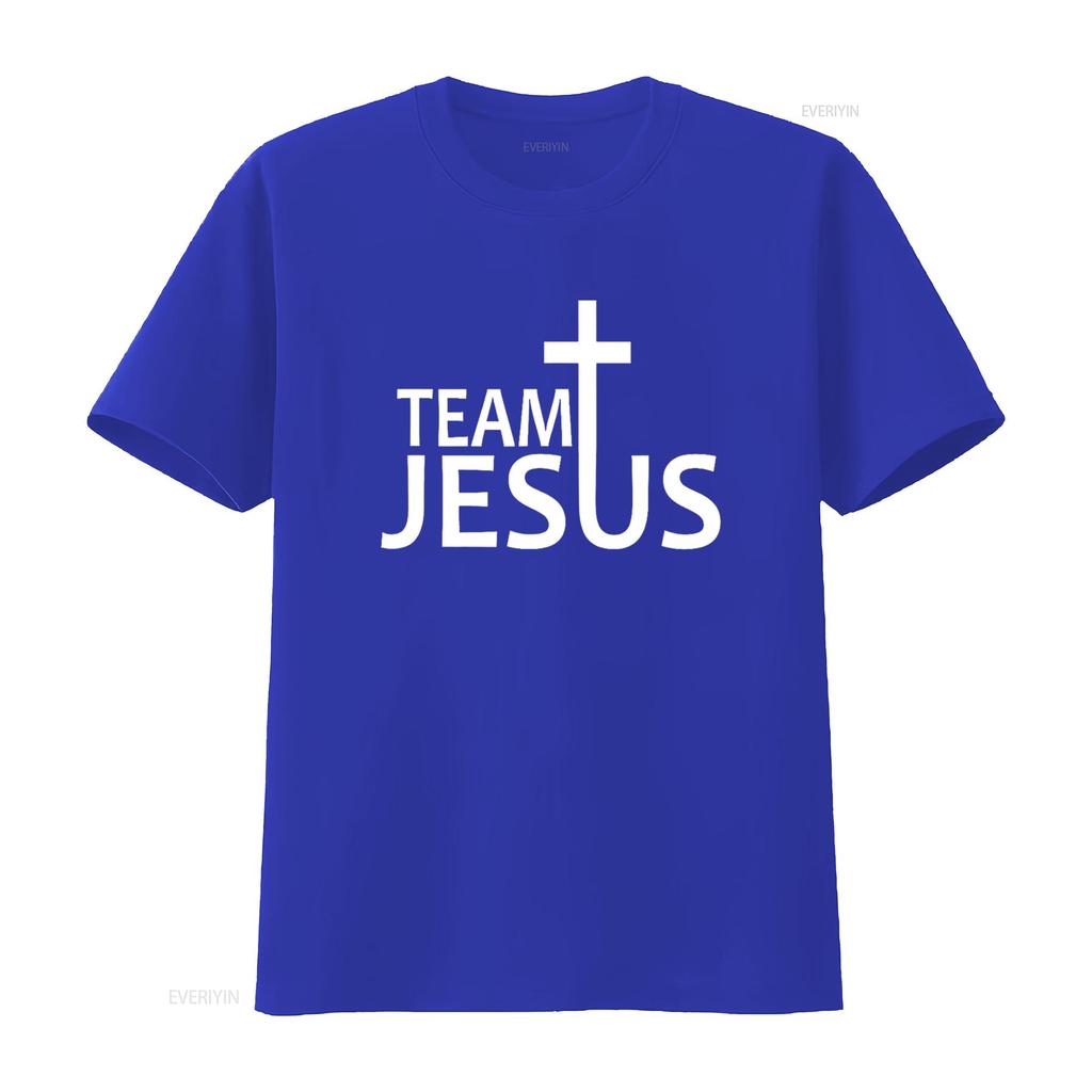 Fantastica Maglietta Jesus Team Taglie vintage Lavata grafica Leggermente homme Traspirante Unisex moda Casual Elegante Versatile