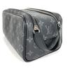 Louis Vuitton M46354 MonogramEclipse dopp-kit Clutch pouch Hand Bag Black Unused
