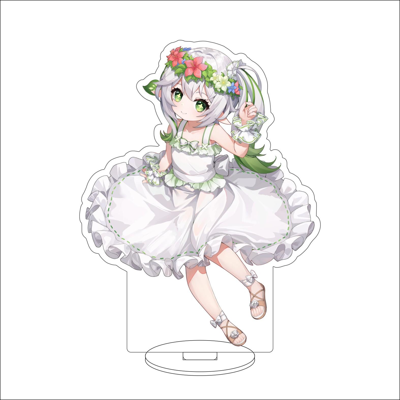 

10CM Anime Genshin Impact Figure Stand Model Amamiya Nahida Cute Desk Decor Standing Sign Gifts 10CM