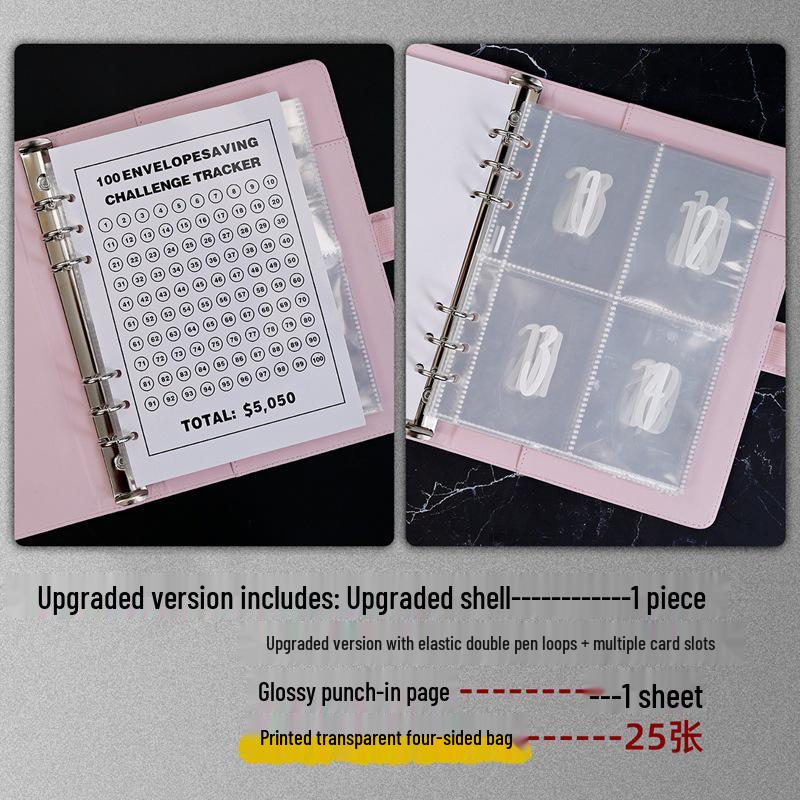 100-Day Cross-Border Savings Challenge Notebook for Couples
