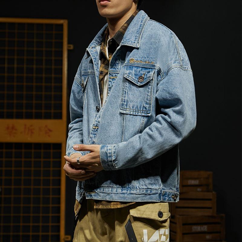 Buy Denim Jacket Men's Spring And 